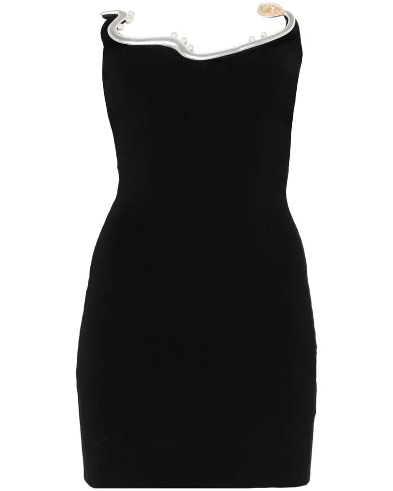 Christopher Esber Mollusk Minikleid - Schwarz Schwarz