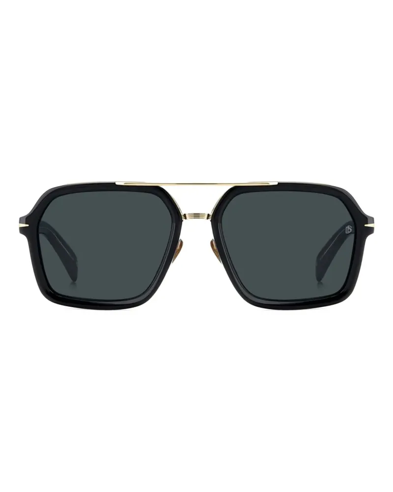 EYEWEAR by DAVID BECKHAM Getönte Pilotenbrille - Schwarz Schwarz