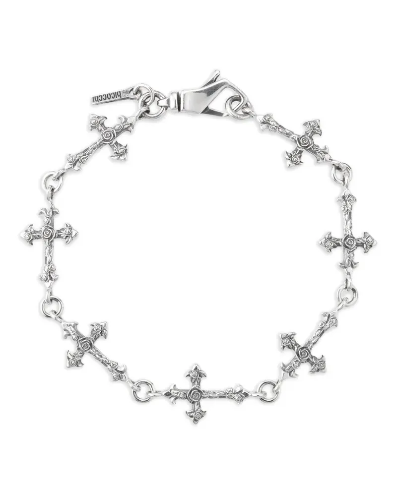 Emanuele Bicocchi Rose Multi-Cross bracelet - Silber Silber