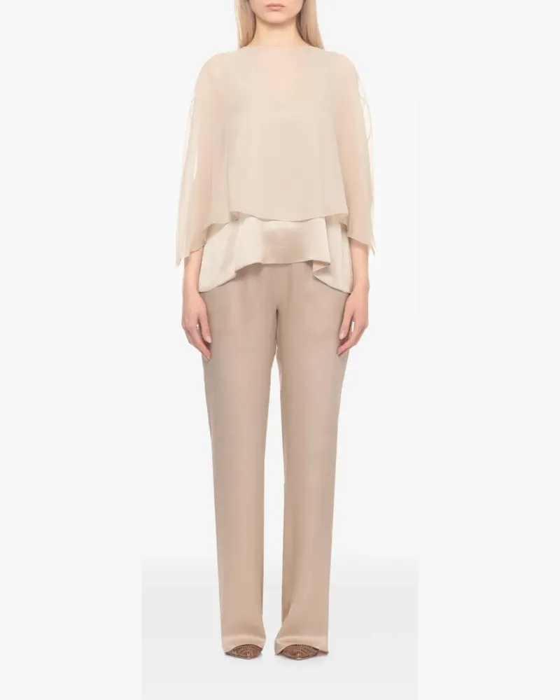Antonelli Firenze sheer scarf - Nude Nude