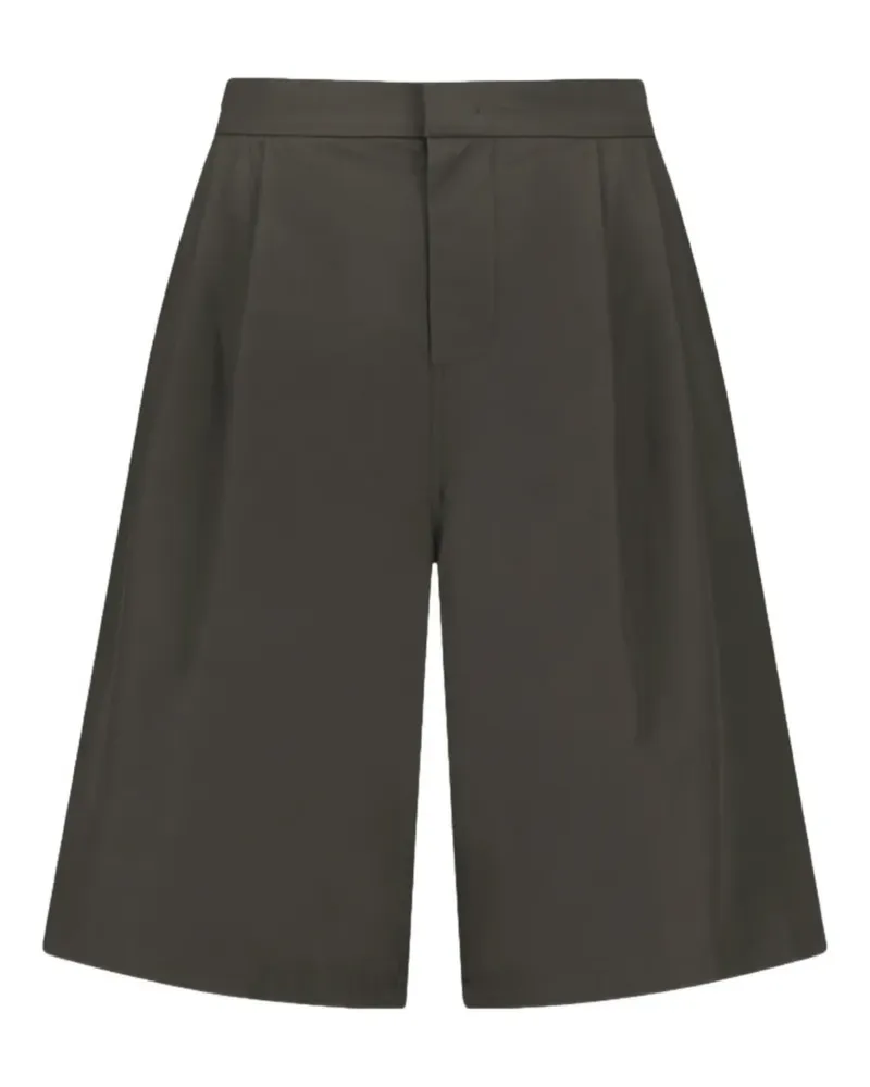 AMOMENTO Shorts mit Faltendetail - Braun Braun