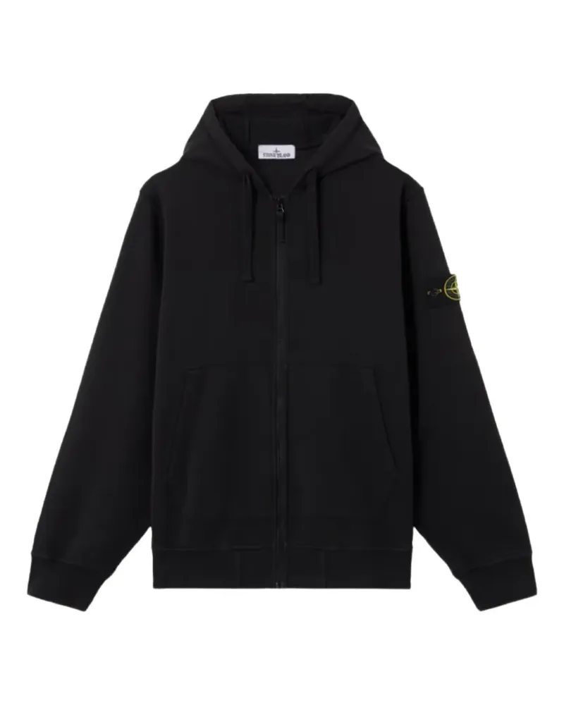 Stone Island Klassischer Hoodie - Schwarz Schwarz
