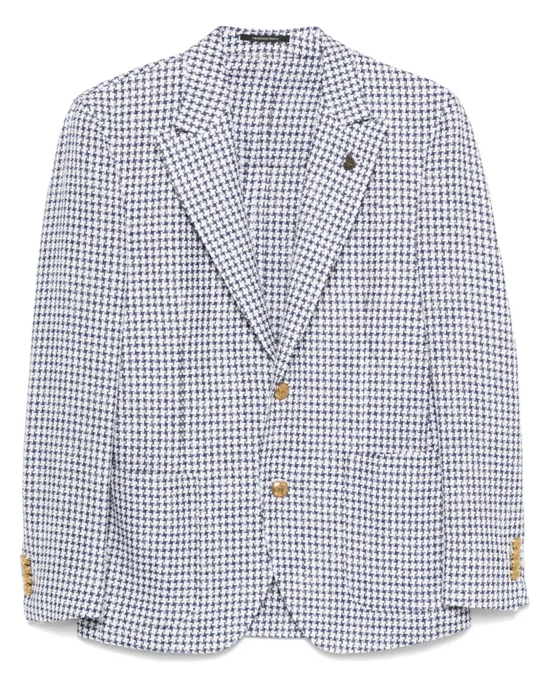 Gabriele Pasini Tweed-Sakko - Weiß Weiß