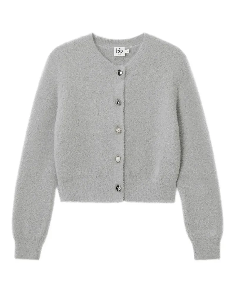 b+ab Cardigan mit Knöpfen - Grau Grau