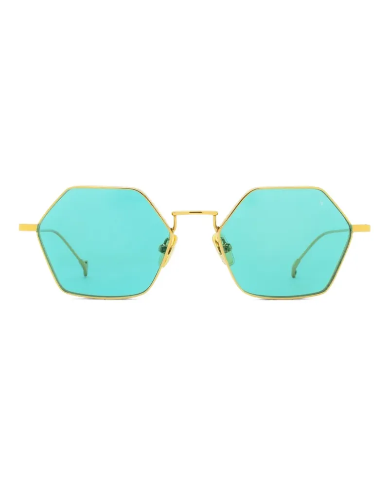 Eyepetizer Sonnenbrille mit geometrischem Gestell - Gold Gold