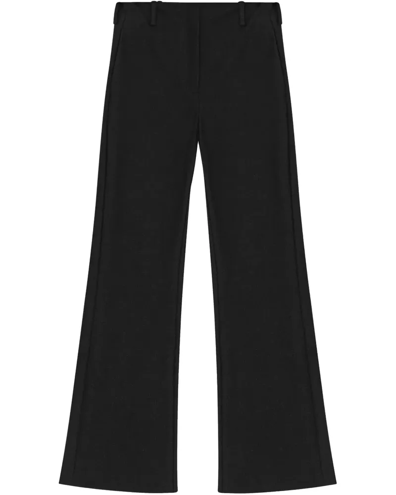 Ganni Klassische Palazzohose - Schwarz Schwarz