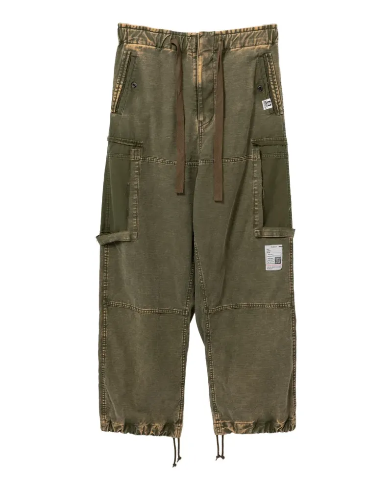 MIHARAYASUHIRO cotton cargo pants - Grün Grün