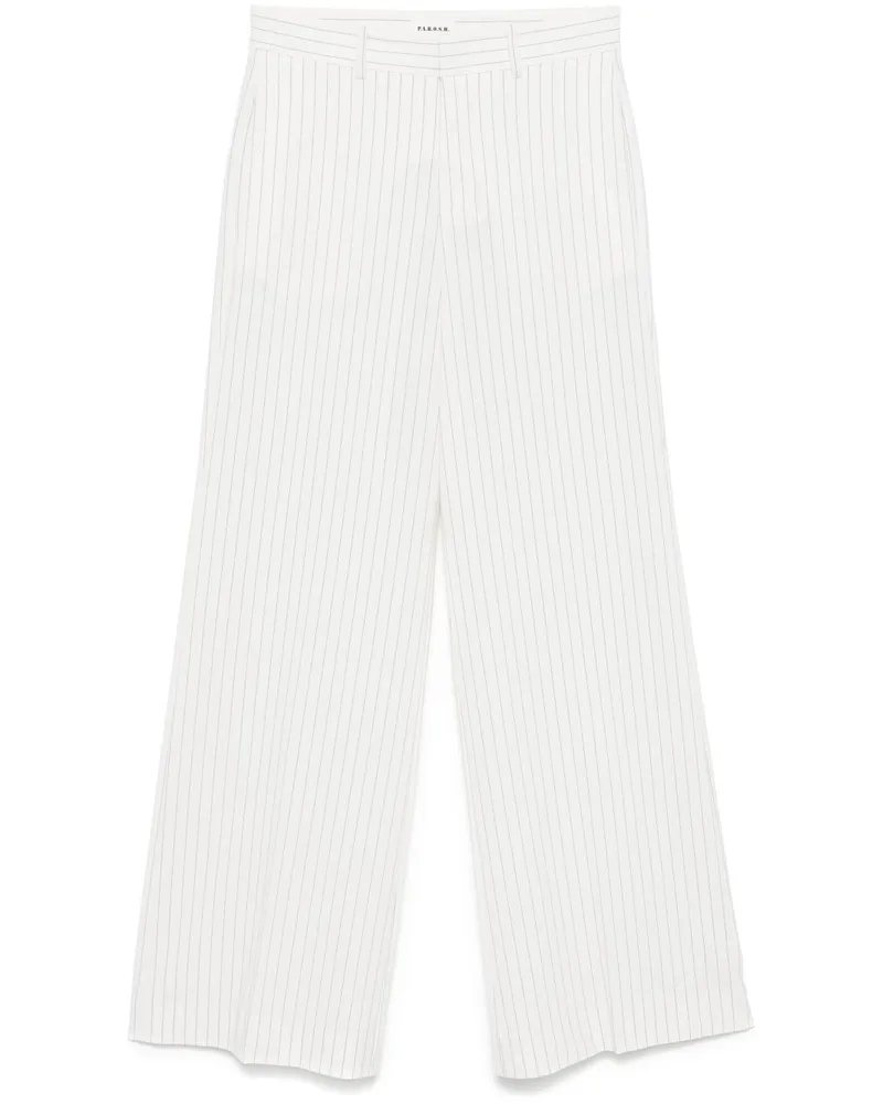 P.A.R.O.S.H. P.A.R.O H. Hose mit Nadelstreifen - Weiß Weiß