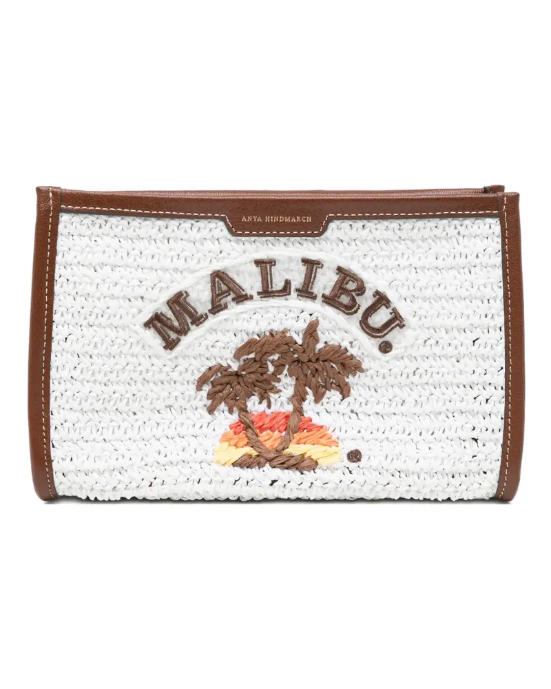 Anya Hindmarch Malibu clutch bag - Weiß Weiß