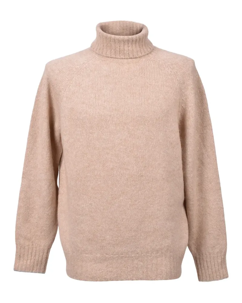 Brunello Cucinelli turtleneck raglan-sleeve sweater - Nude Nude