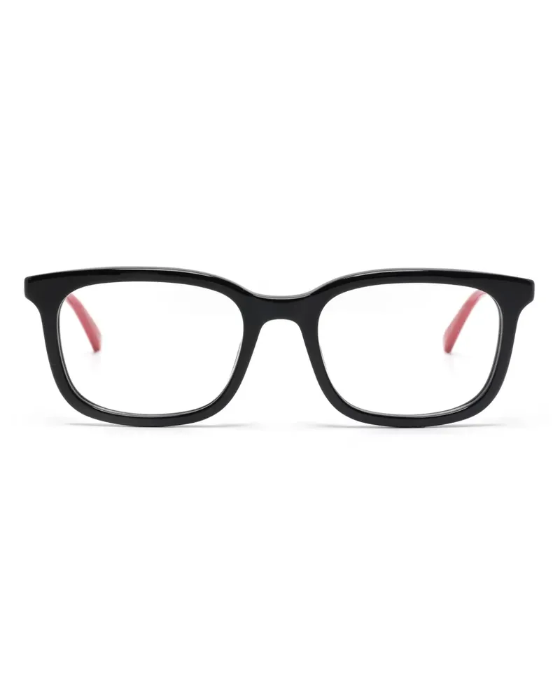 Gucci Brille mit eckigem Gestell - Schwarz Schwarz