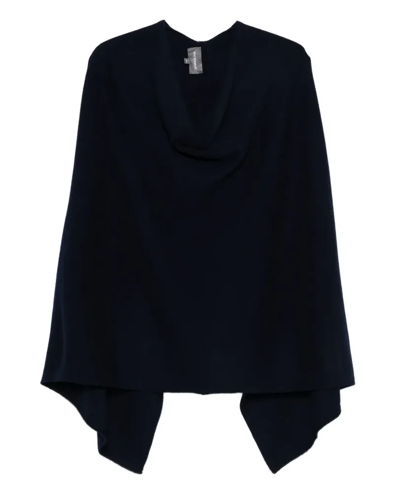 Eric Bompard Langer Poncho aus Kaschmir - Blau Blau
