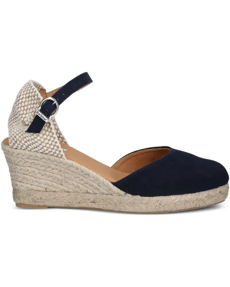 Barbour Elder Wedge-Espadrilles - Blau Blau