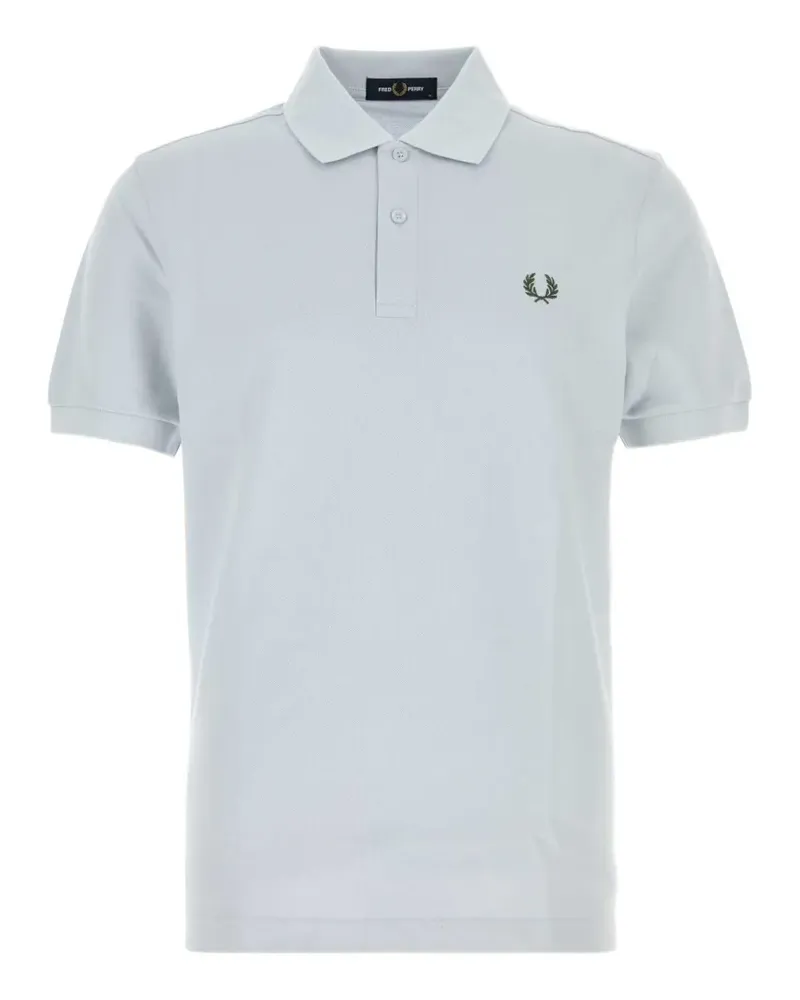 Fred Perry Poloshirt mit Logo-Stickerei - Blau Blau