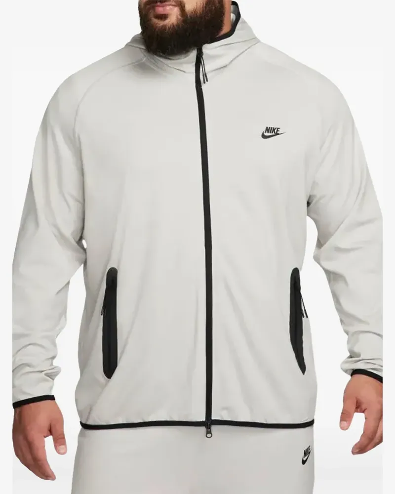 Nike Tech "Grey/Black" Hoodie - Grau Grau