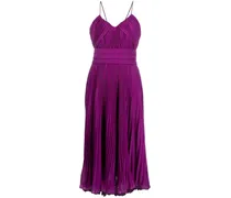 Midikleid mit Gürtel - Violett