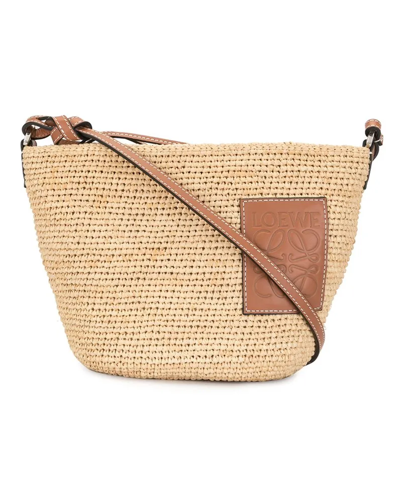 Loewe Shopper aus Bast - Nude Nude