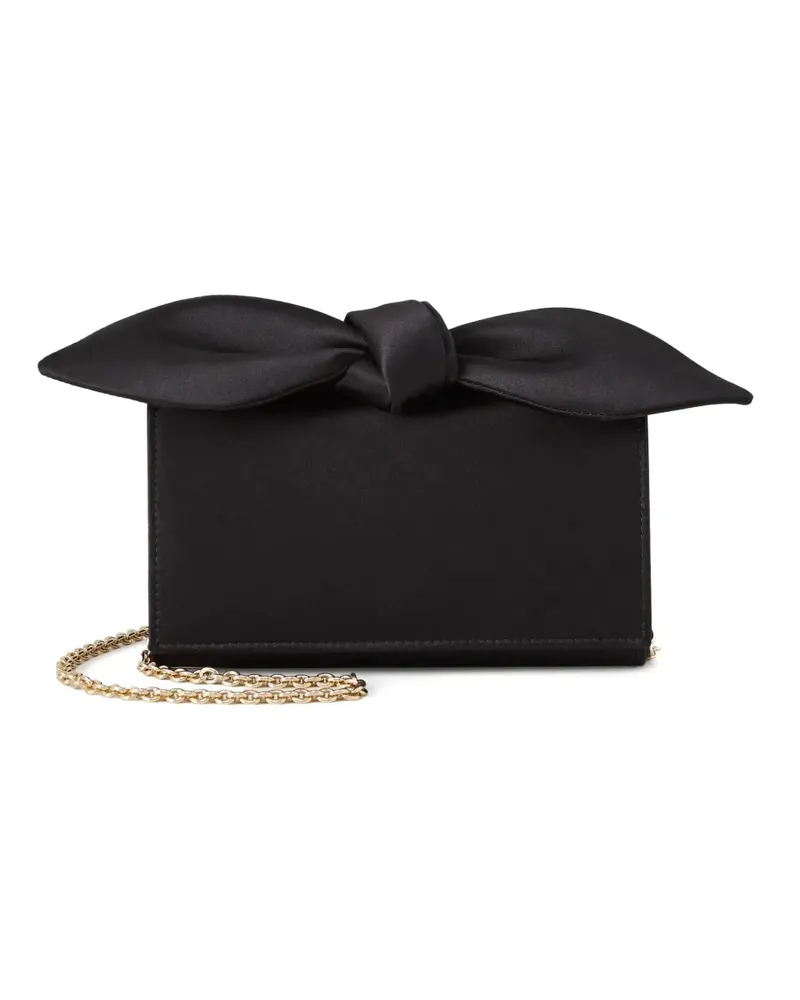 Aquazzura Clutch mit Schleife - Schwarz Schwarz