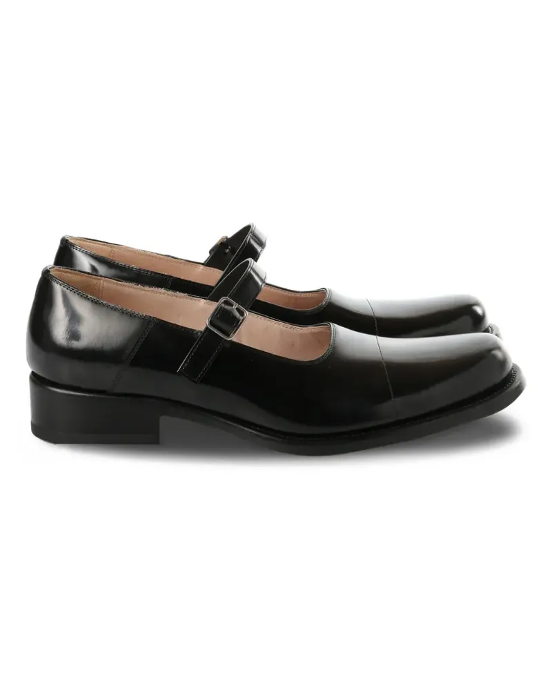 The Row buckle strap ballet flats - Schwarz Schwarz