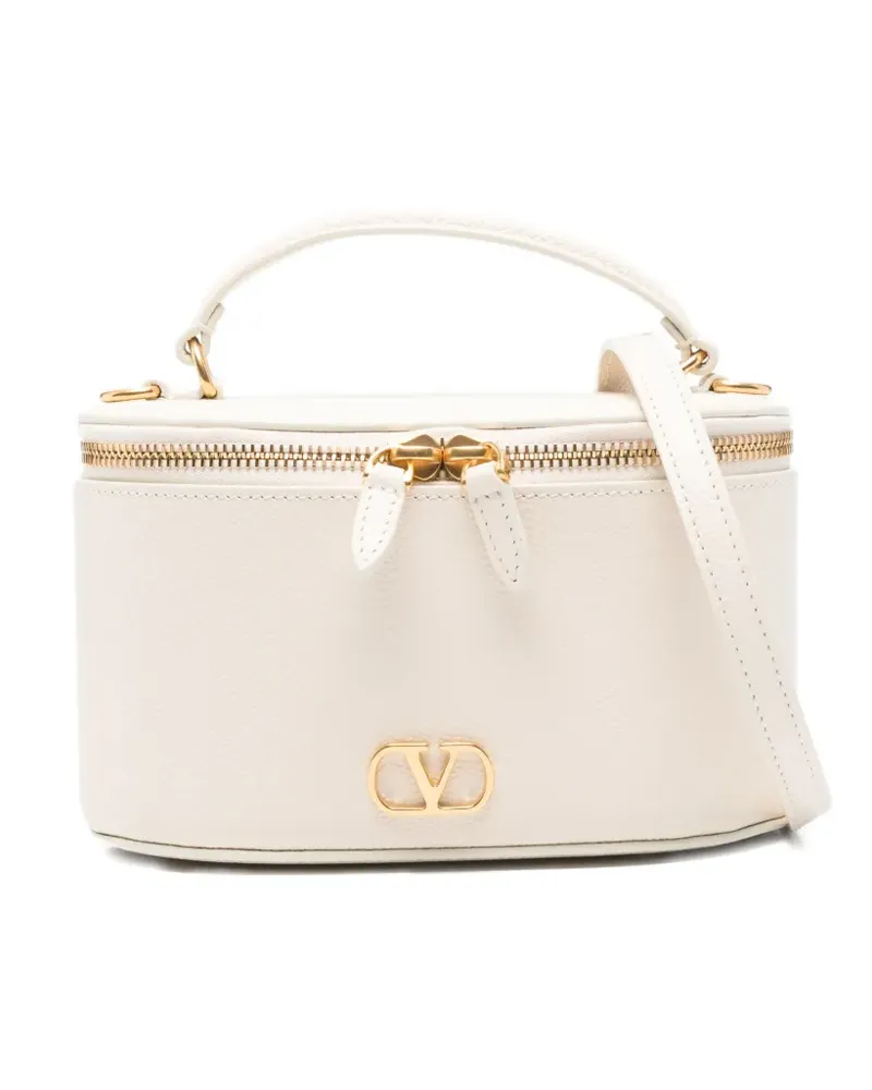 Valentino Garavani Kosmetiktasche mit V-Logo - Nude Nude