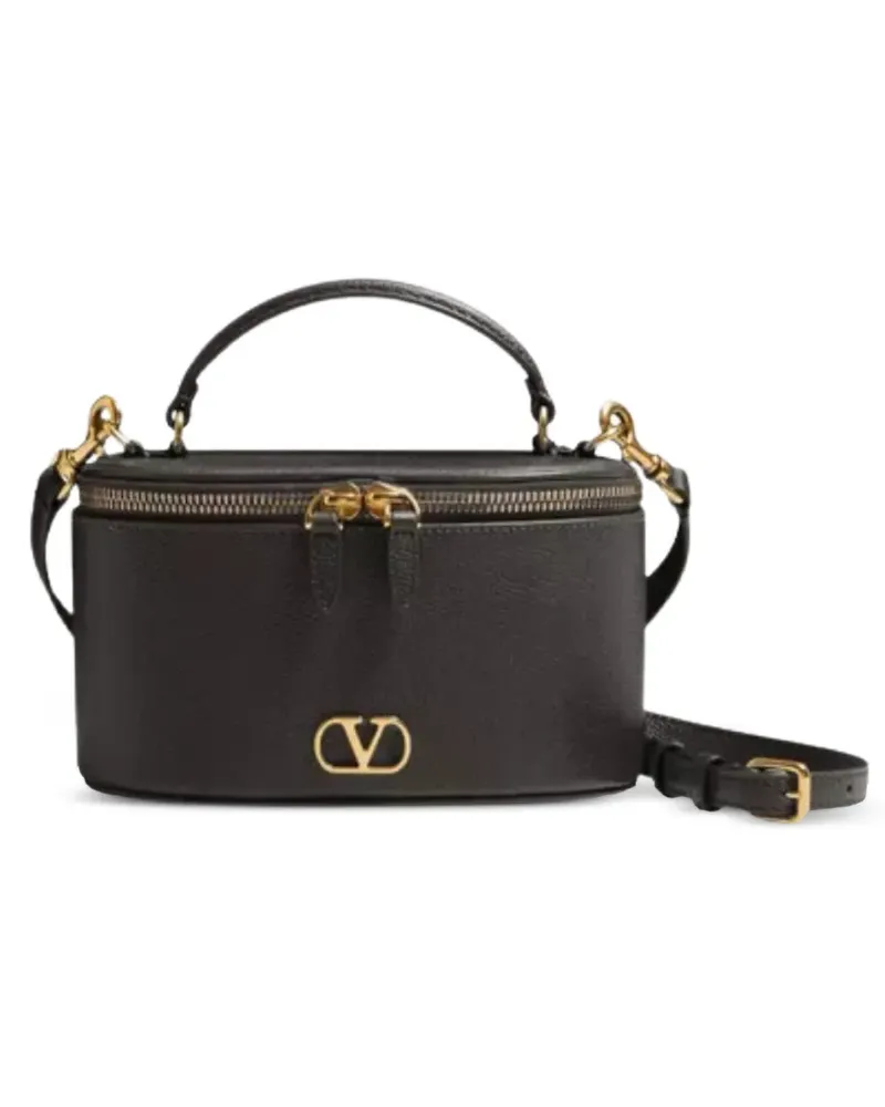 Valentino Garavani Kosmetiktasche mit V-Logo - Schwarz Schwarz