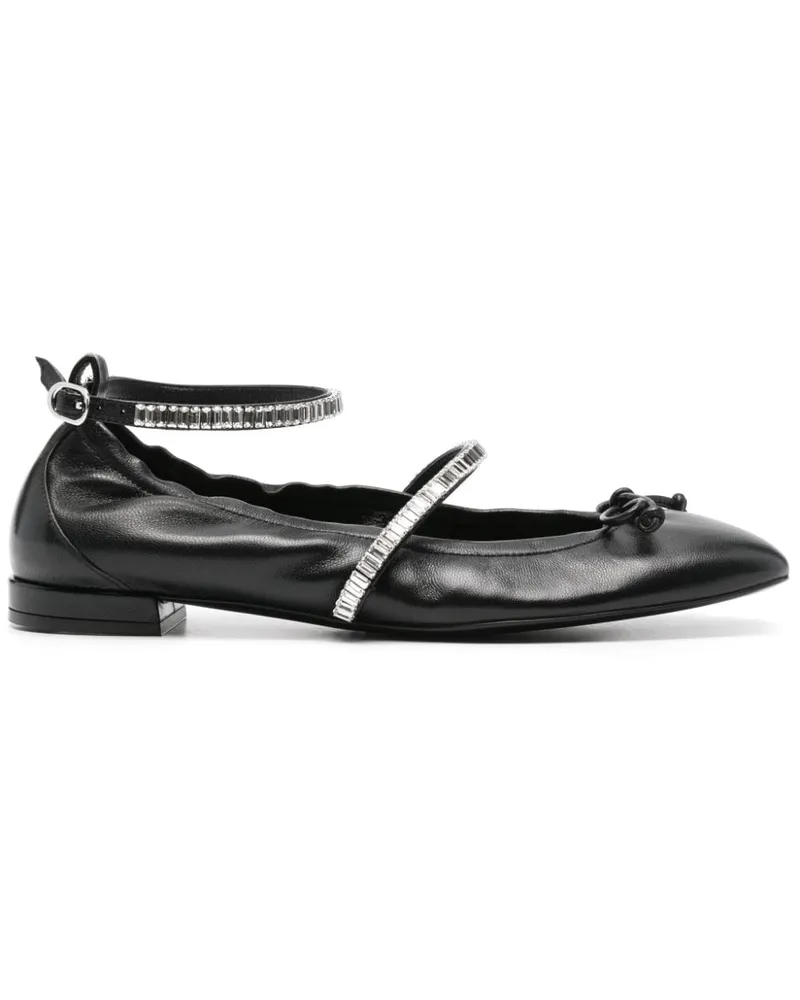Stuart Weitzman Stefanie Ballerinas - Schwarz Schwarz
