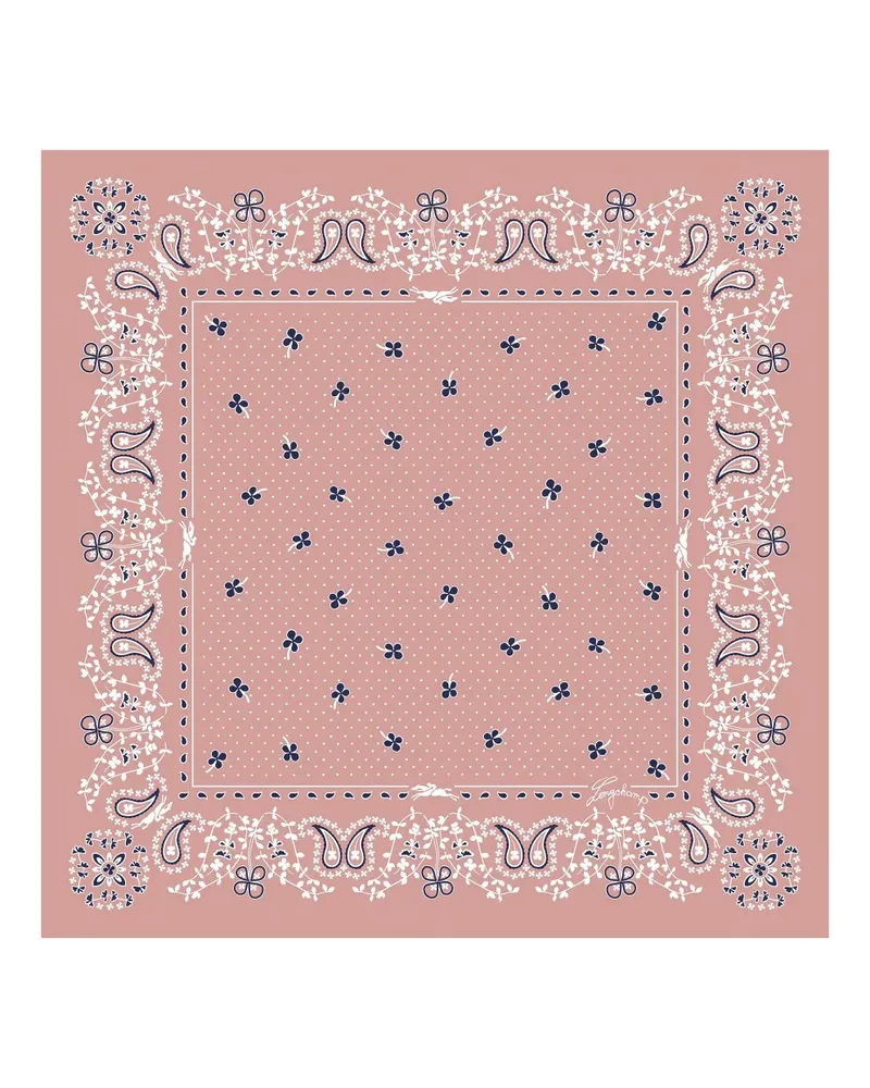 Longchamp Schal mit Paisleymuster - Rosa Rosa