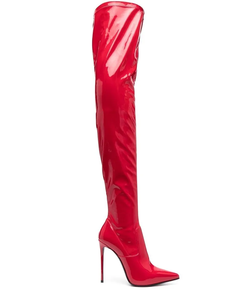 Le Silla Stiefel mit hohem Absatz - Rot Rot