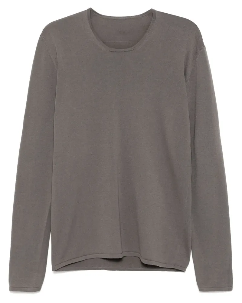 Label Under Construction Pullover mit Rundhalsausschnitt - Grau Grau