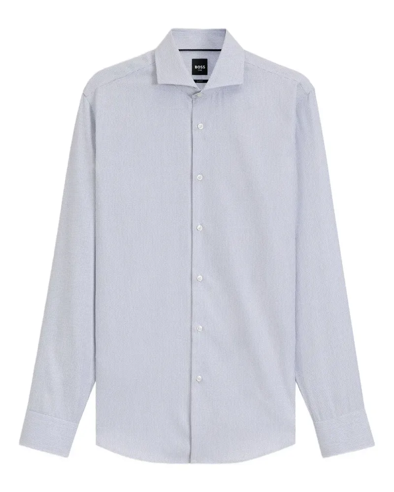 HUGO BOSS Gemustertes Hemd - Blau Blau