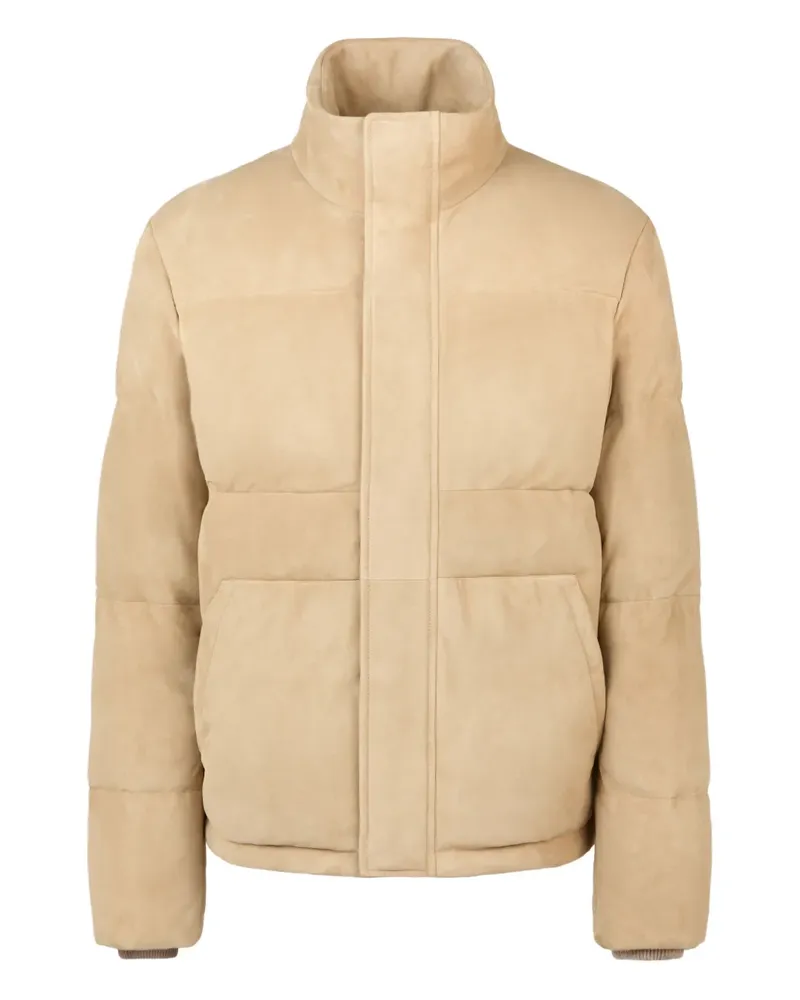 TOD'S Gesteppte Lederjacke - Nude Nude