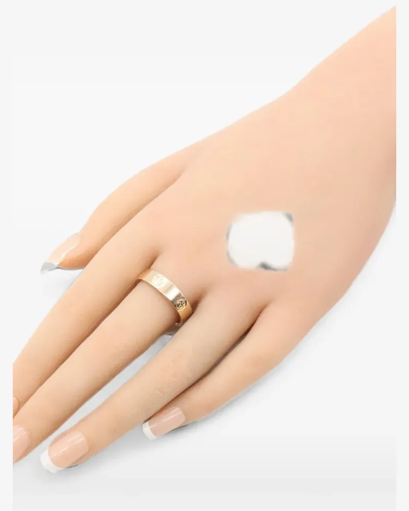 Cartier Love engraved-details ring - Gold Gold
