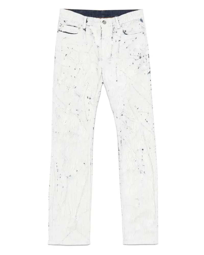 Maison Margiela Jeans mit Riss-Effekt - Weiß Weiß