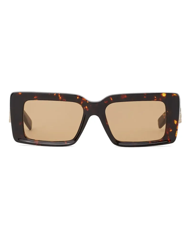 Karl Lagerfeld Signature Sonnenbrille mit Cut-Out - Braun Braun
