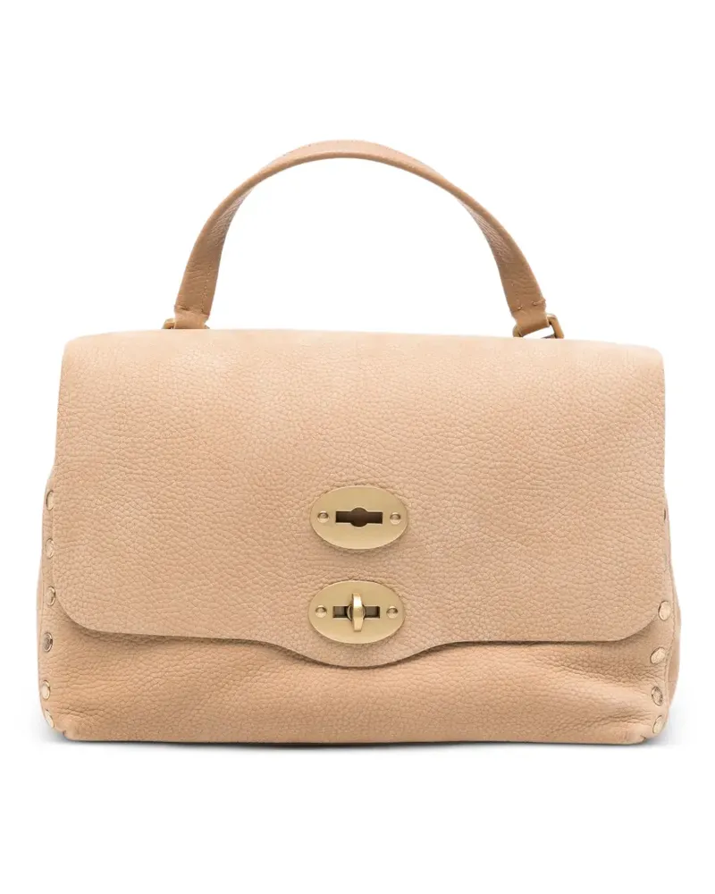 Zanellato Postina Tote Bag mit Nieten - Nude Nude