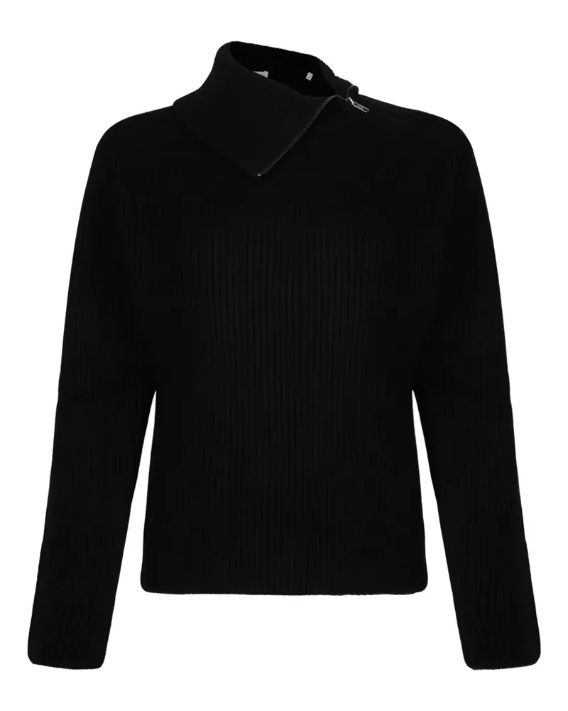P.A.R.O.S.H. P.A.R.O H. Gerippter Pullover - Schwarz Schwarz