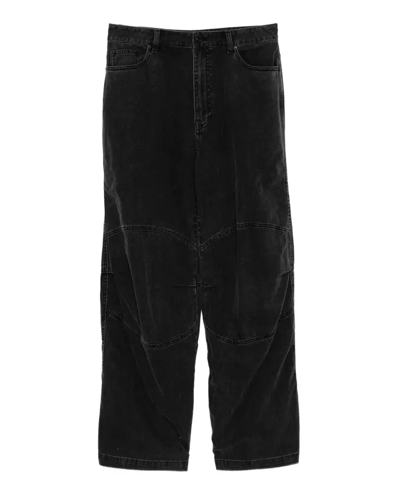 JUUN.J logo-patch jeans - Schwarz Schwarz