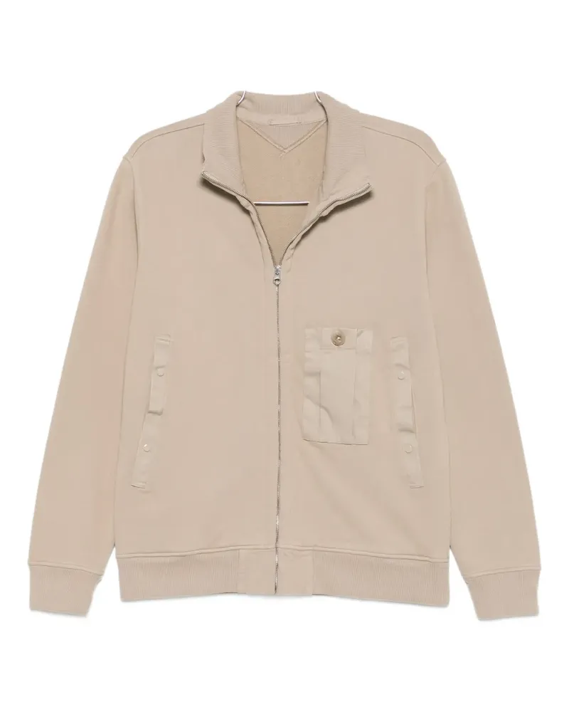 Ten c Sweatshirt mit Reißverschlusstaschen - Nude Nude