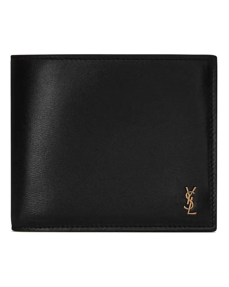 Saint Laurent Cassandre East/West Portemonnaie - Schwarz Schwarz