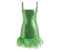 Sior Kleid mit Pailletten - Grün