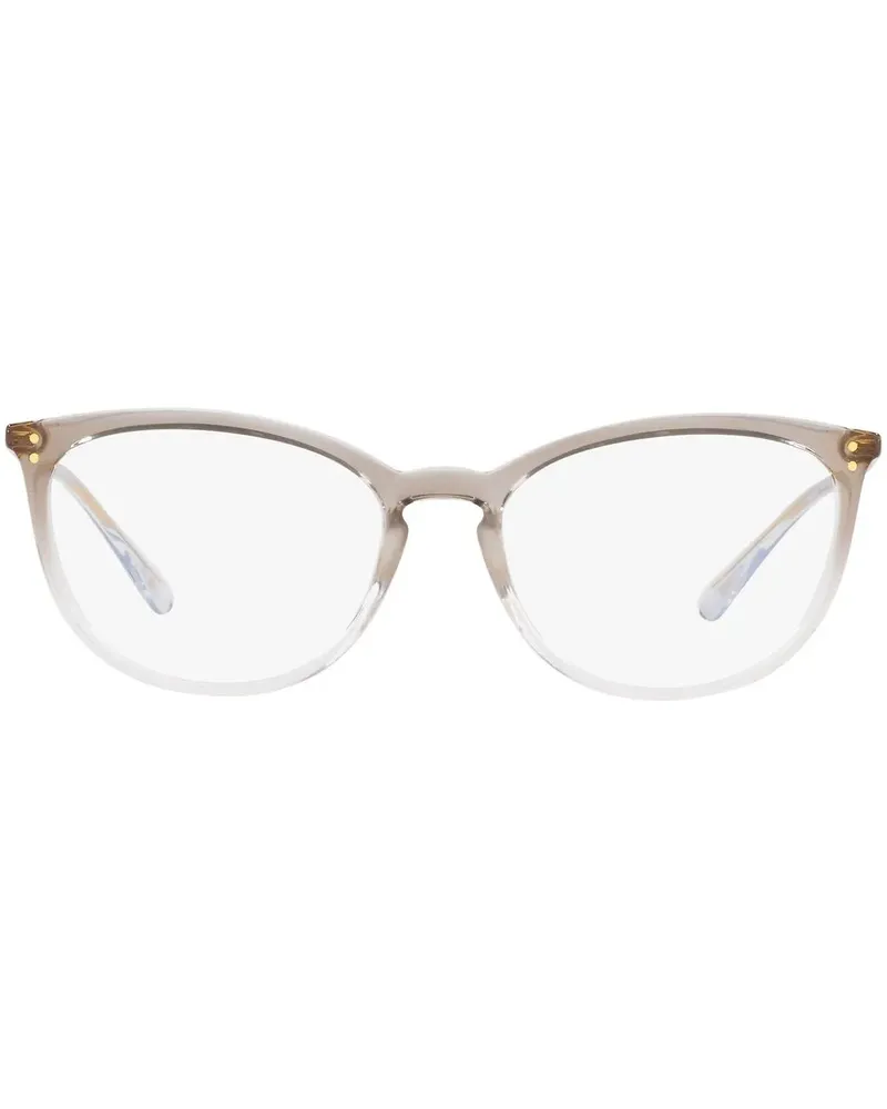Vogue Brille mit transparentem Gestell - Braun Braun