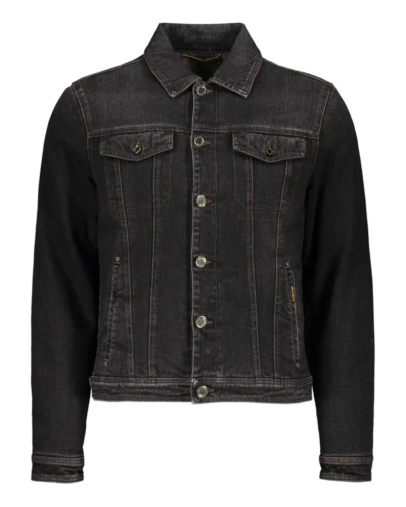 MOORER Turbino Jeansjacke - Schwarz Schwarz