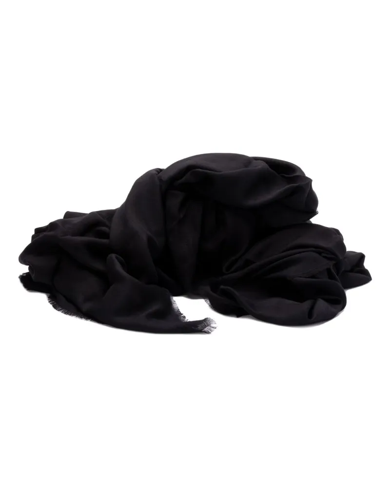 Elisabetta Franchi Fein gestrickter Schal - Schwarz Schwarz