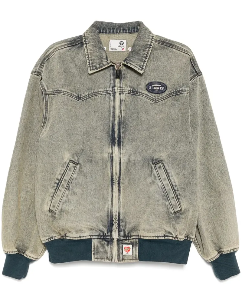BAPE AAPEUNVS Jacke mit Reißverschluss - Blau Blau