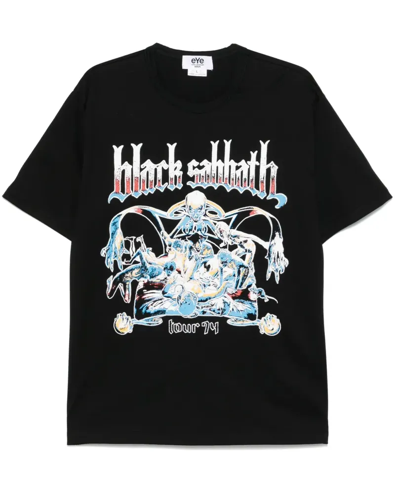 Junya Watanabe x Comme des Garçons Black Sabbath T-Shirt - Schwarz Schwarz