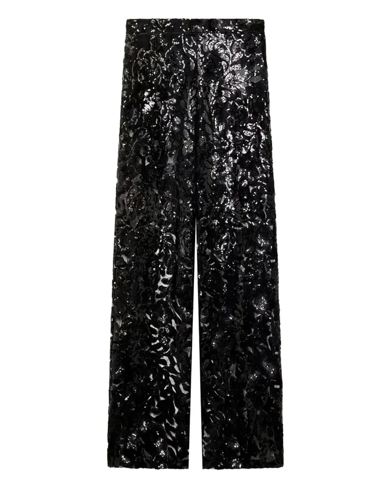 Golden Goose sequined trousers - Schwarz Schwarz