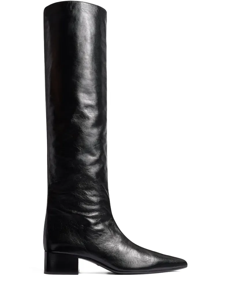 KHAITE Andee Stiefel 40mm - Schwarz Schwarz