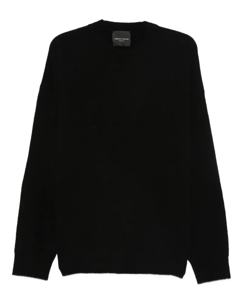 Roberto Collina Pullover mit Rundhalsausschnitt - Schwarz Schwarz