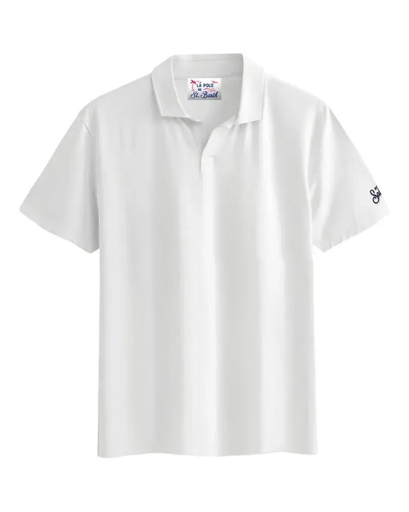 MC2 Saint Barth Poloshirt mit Stickerei - Weiß Weiß