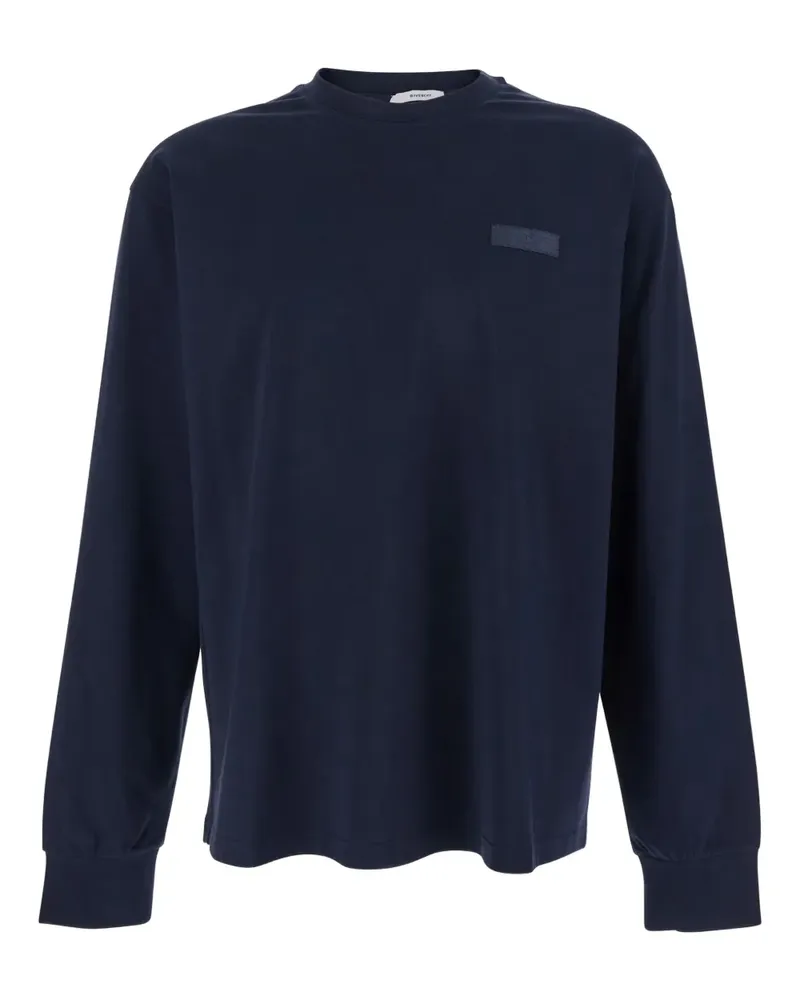 Givenchy T-Shirt mit Logo-Patch - Blau Blau